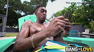 Kira Perez takes on that big black cock in doggystyle