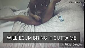 amateur squirts on big black cock