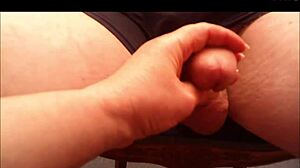 Milf With Big Tits Gets Double Cum On Chair