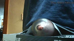 Fucking fleshlight with dirty talk and intense cumshot