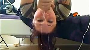 Sloppy gag compilation for those who love a messy throat