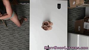 Asian teen takes facial