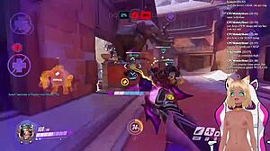 Vtuber Lewdneko Plays Overwatch and Gets Spanked Hard in Part 1!