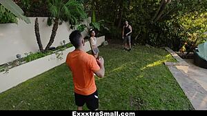 petite teen katya rodriguez tagteam spit roasting?