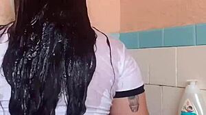 He Loves Seeing My Wet Arm In Bath - Part 1