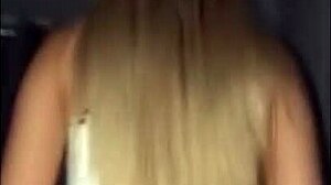 Real Amateur Blonde Bent Over in Homemade Doggystyle Scene