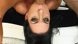 Lisa Sparkle Feels Overwhelmed In Intense Bukkake Scene.