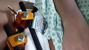 juliafontanelli touching herself in hospital with desperate need