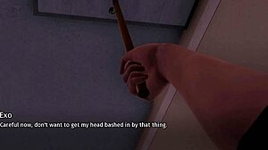 Intense Hentai Game Handjob Action