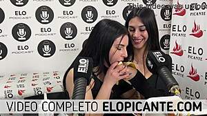 Mielcita and Almendra indulge in creamy banana snack
