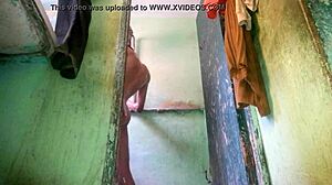 Sexy boy rips clothes in striptease