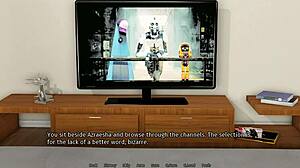 Intense Hentai Game Handjob Action