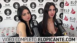 Mielcita And Almendra Suck Banana With Cream Suggestively