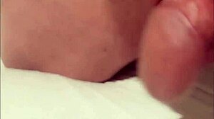 me cumming and swallowing it all in this intense gay blowjob