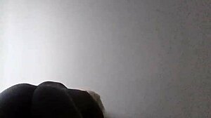 latino sucks black shemale's big cock deepthroat in ass