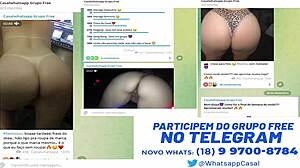 Hei, Lihat Istri Brasil Panas di Threesome Liar dengan Teman!