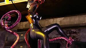 触手双胞胎在Atomic Heart 3D动画中猛烈撞击