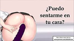 JOI análna výzva v španielčine s intenzívnymi orgasmami