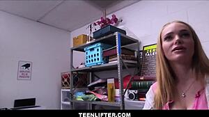 Why Did Cute Blonde Teen Athena Fleurs Get Strip Searched by Officer Mike Mancini? Shoplifter Manipulated!