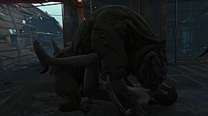 可爱动漫妹子在Hentai巢穴被怪物狂肏