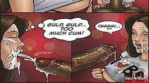 Fantasi X Pt 1: Suami cuckold tua tengok isteri telanjang dikuasai oleh kote monster di kelab malam dengan mainan