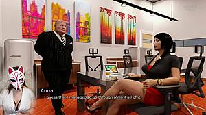 Anna In Affetto Eccitante - Inchioda Il Colloquio Di Lavoro Con Le Tette Grandi!