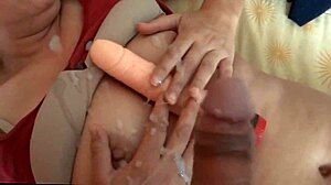 36 قذف كبير من أصدقاء الابن الزوجي بعد ممارسة جنسية شديدة مجموعة