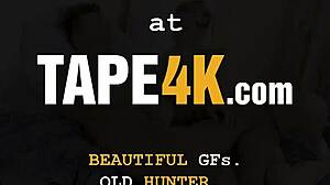 Russisk MILF selger deal med ung leietakers store kuk