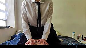 18 tahun naik saya keras uniform sebelum sekolah gementar orgasme