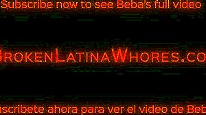 üzgün genç Beba acımasız sert çift penetrasyon sahnesine katlanıyor