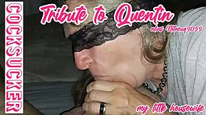 Qu'est-ce que Quentin cache avec cette pipe de blonde mature ?