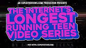 Yeşil gözlü güzel 19 yaşındaki porno debut yapıyor