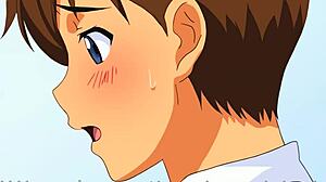 Hei, se på denne animejenta danse og ta på seg selv!