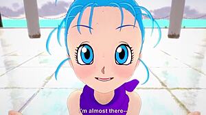 Giovane 18+ Bulma, vuoi vedere come si fa scopare in POV stile Dragon Ball?