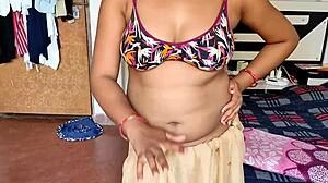 Indian aunty pees for virgin boy in hot Hindi roleplay part1