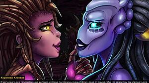 Slutcraft游戏爆发出Hentai射精动作。