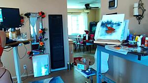 Festés tangában a vörös hajú barátnőmmel