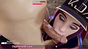 뜨거운 3D 포르노 게임 정액 챌린지