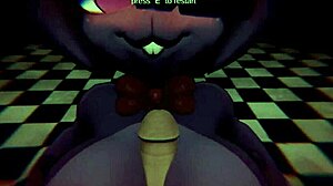 哟，看这个热辣毛茸茸乳交，在Fazclaires Night Shift模仿Hentai游戏！