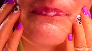 Mega compilation 2023 con 77 sborrate non-stop a 60fps. Facciali e creampie di alta qualità con Xsanyany!