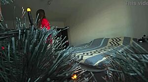 Fru knullar mannens vän på nyårsafton