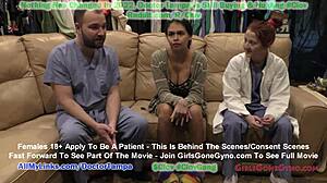 Angel Santana első nőgyógyászati vizsgálata rejtett kamerával