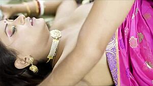 Indian wife seduces husband for steamy love, ending in sloppy deepthroat sex