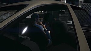 Trevor nyter hooker service i GTA 5.