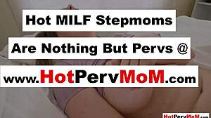 סטפמום בשדיים גדולים זורקת יוגה לבאנג טאבו פרוע עם סטסון