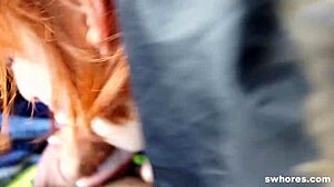 Tynd luder blottede sig for mig for E50 blowjob aftale