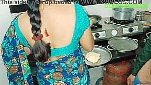 Komal Making Jamun in Kitchen Gets Fucked Hard by Us Right There