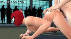 Spider-Man se bori z Dr. Octopusom v divjem spopadu