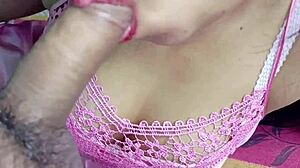 indian village girl and stepbrother go at it all night with boob play.