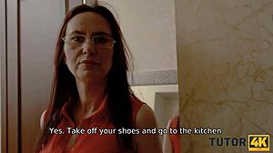 Englischlehrerin beim Betrügen erwischt - Willst du sehen, wie sie gefickt wird?